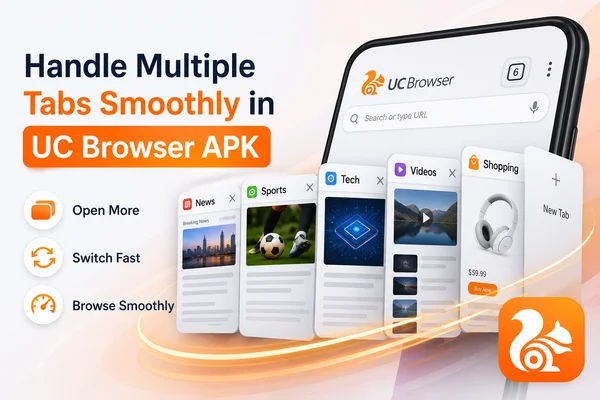 Handle Multiple Tabs Smoothly in UC Browser APK